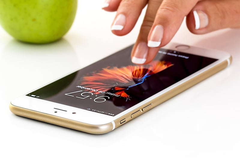 Travel apps on a smartphone